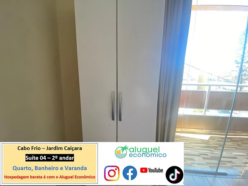 Jardim Caiçara - Suite 04 - Cabo Frio - Economic Rental