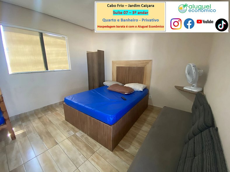 Jardim Caiçara - Suite 07 - Cabo Frio - Economic Rental