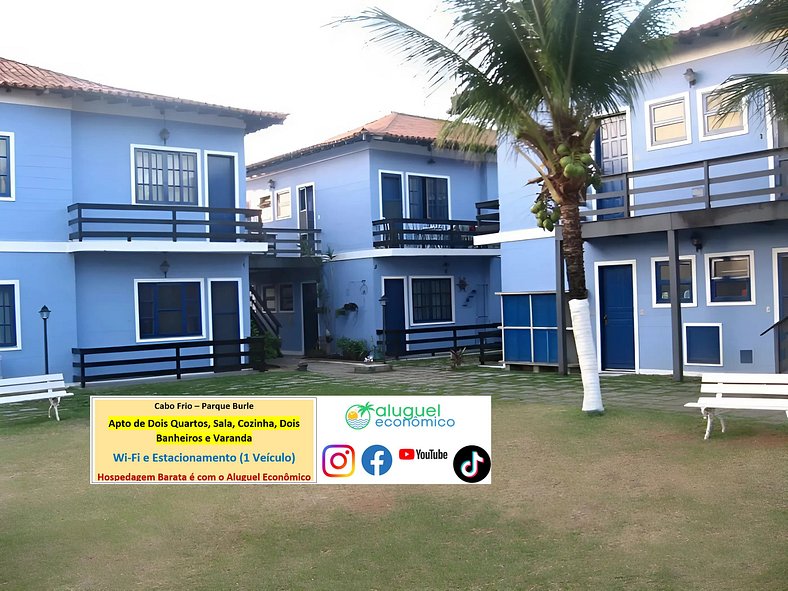 Parque Burle - Apt 203 - Cabo Frio - Economic Rental