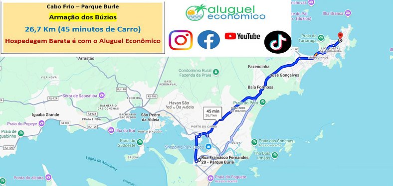 Parque Burle - Apto 203 - Cabo Frio - Alquiler Económico