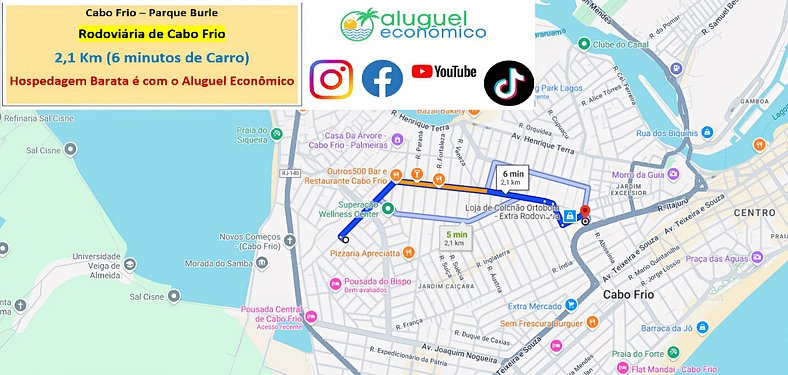 Parque Burle - Apto 203 - Cabo Frio - Alquiler Económico