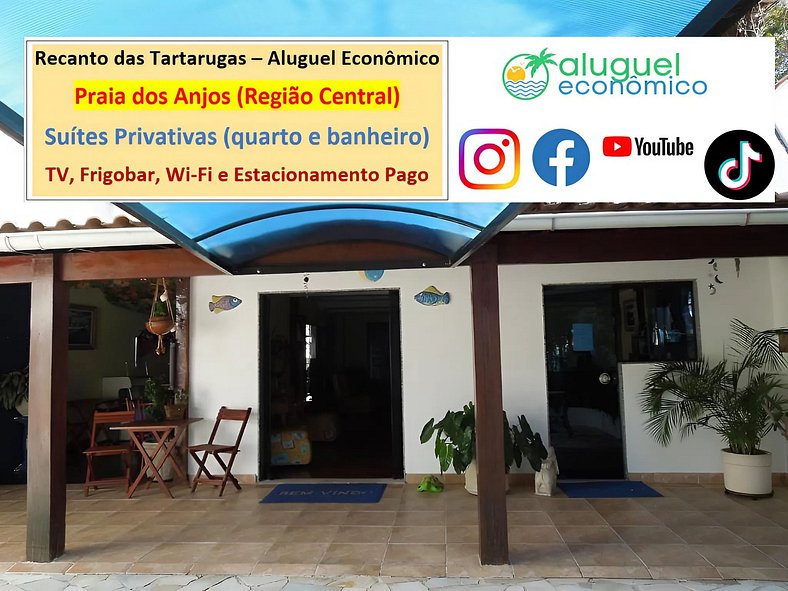 Recanto das Tartarugas - Suite 01 - Arraial do Cabo - Alquil