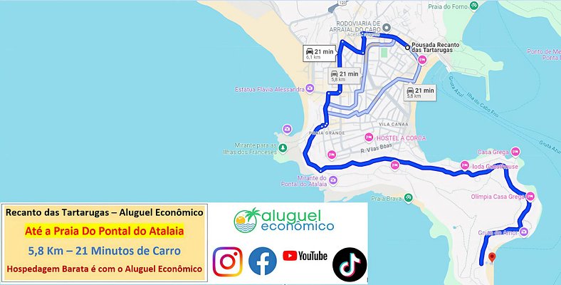 Recanto das Tartarugas - Suite 01 - Arraial do Cabo - Alquil