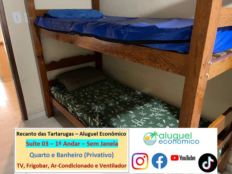 Recanto das Tartarugas - Suite 03 - Arraial do Cabo - Alquil