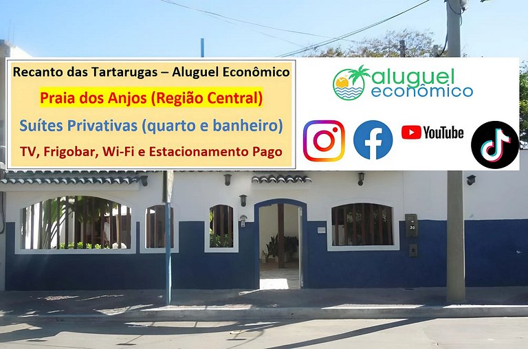 Recanto das Tartarugas - Suíte 03 - Arraial do Cabo - Alugue