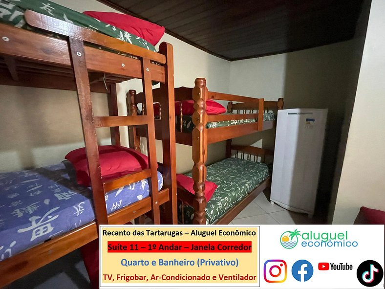 Recanto das Tartarugas - Suite 11 - Arraial do Cabo - Econom