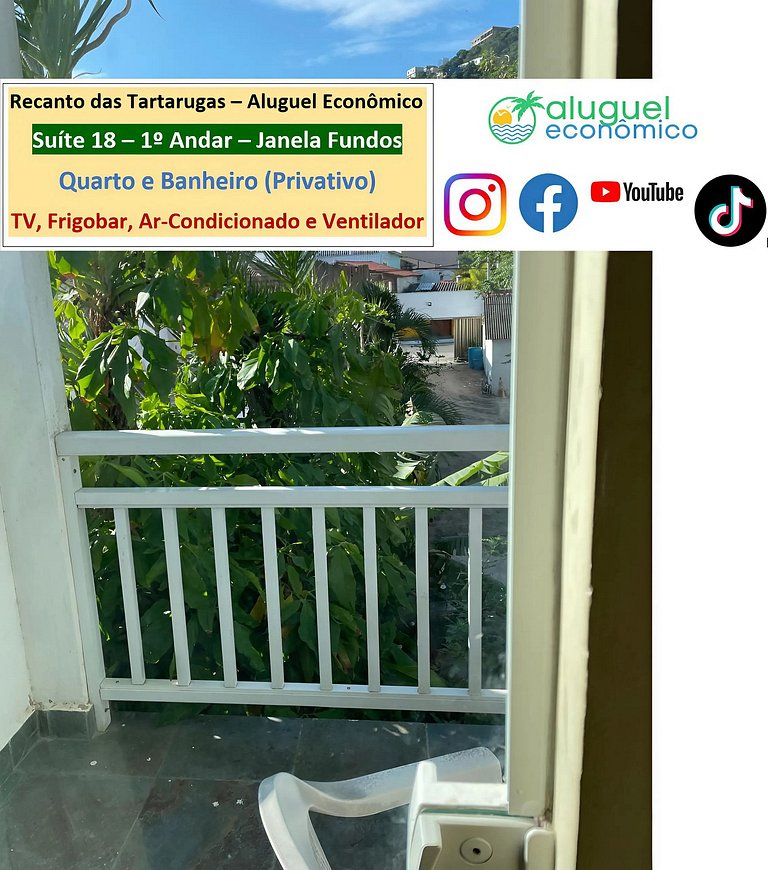 Recanto das Tartarugas - Suite 18 - Arraial do Cabo - Econom