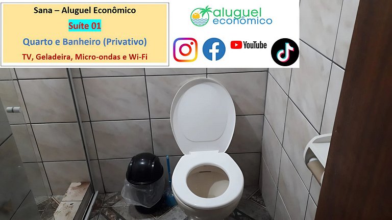 Sana - Suíte 01 - Sana - Aluguel Econômico