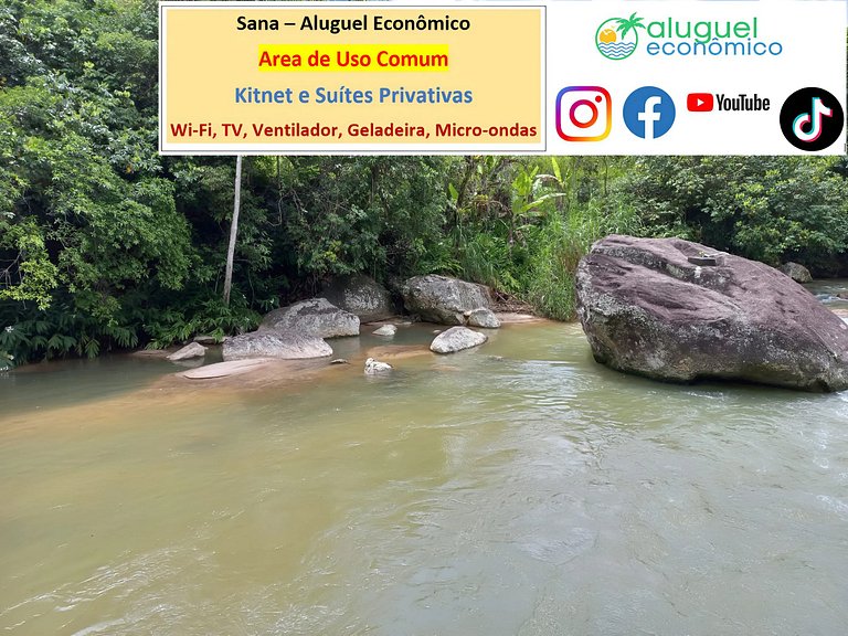 Sana - Suíte 01 - Sana - Aluguel Econômico