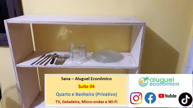 Sana - Suíte 04 - Sana - Aluguel Econômico