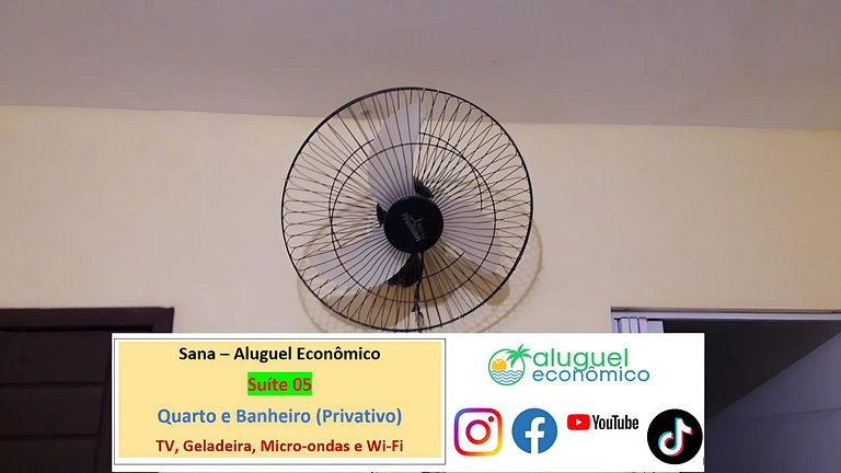 Sana - Suíte 05 - Sana - Aluguel Econômico