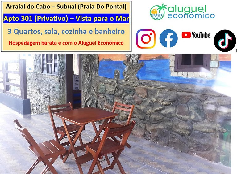 Subuai Village - Apartment 301 - Arraial do Cabo - Economic