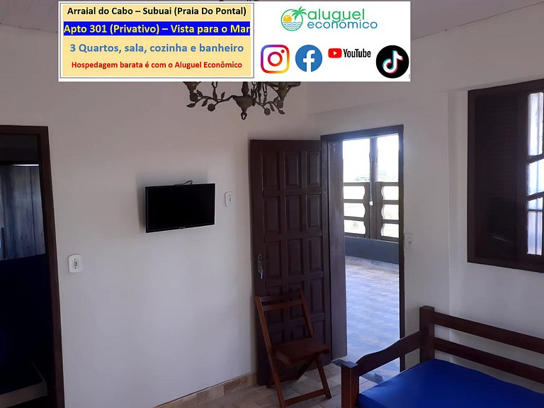 Subuai Village - Apartment 301 - Arraial do Cabo - Economic