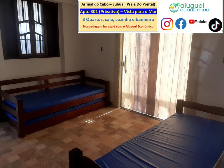 Subuai Village - Apartment 301 - Arraial do Cabo - Economic