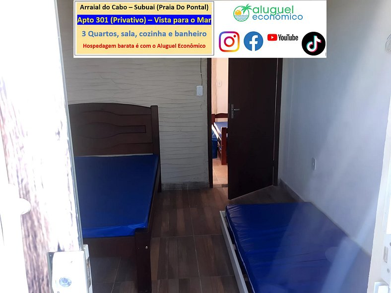 Subuai Village - Apartment 301 - Arraial do Cabo - Economic