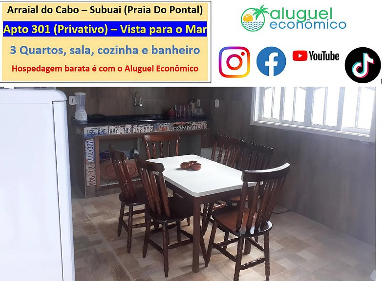 Subuai Village - Apartment 301 - Arraial do Cabo - Economic