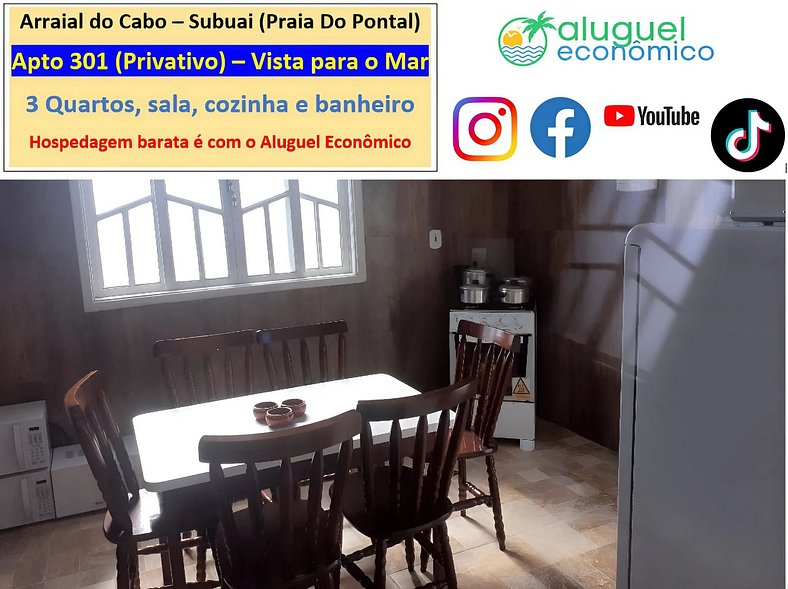 Subuai Village - Apartment 301 - Arraial do Cabo - Economic