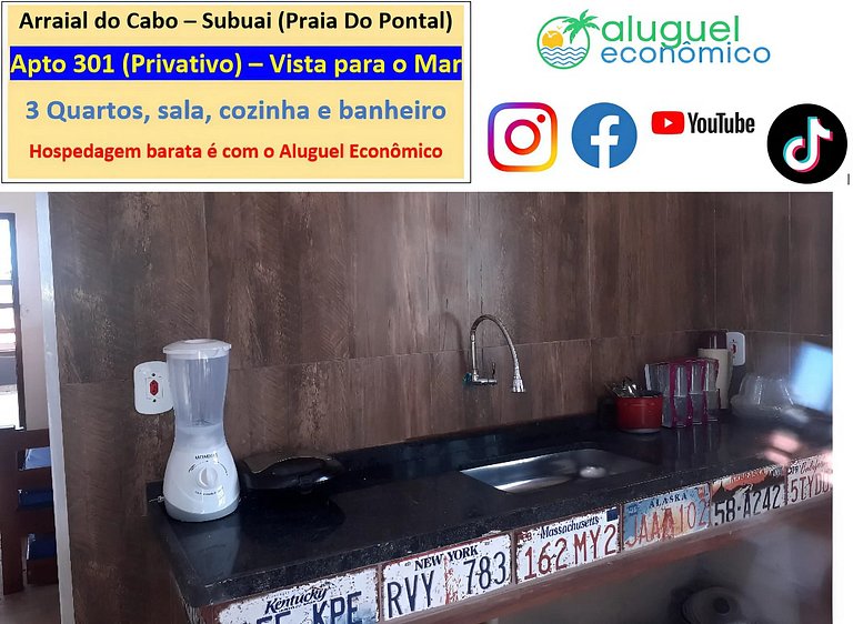 Subuai Village - Apartment 301 - Arraial do Cabo - Economic