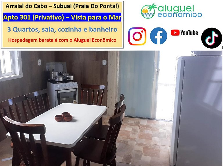 Subuai Village - Apartment 301 - Arraial do Cabo - Economic