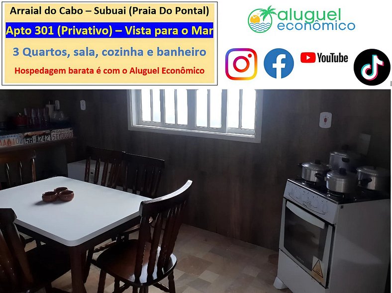 Subuai Village - Apartment 301 - Arraial do Cabo - Economic