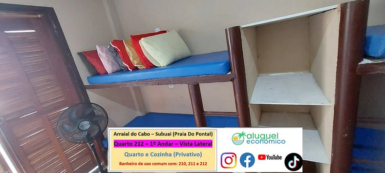 Subuai Village - Habitación 212 - Arraial do Cabo - Alquiler