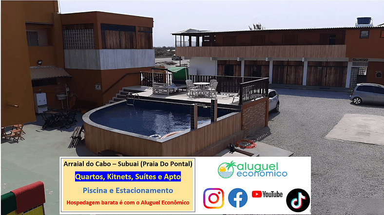 Subuai Village - Quarto 210 - Arraial do Cabo - Aluguel Econ