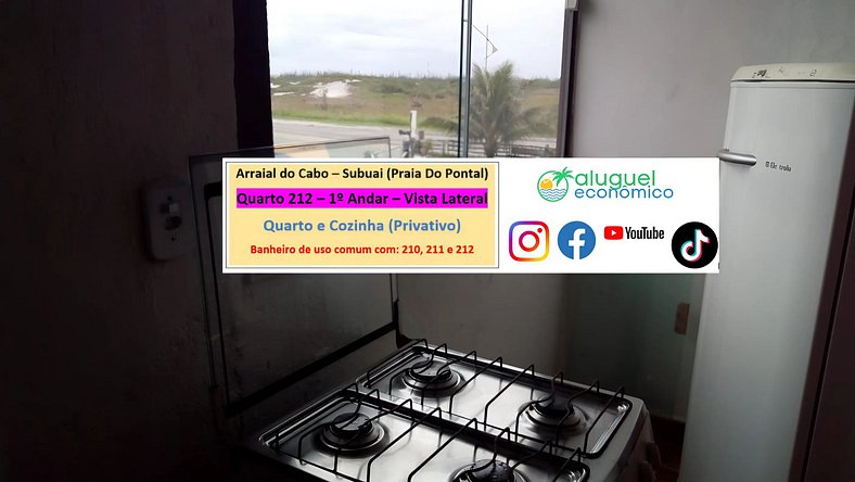 Subuai Village - Quarto 212 - Arraial do Cabo - Aluguel Econ