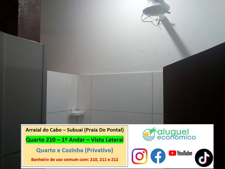 Subuai Village - Room 210 - Arraial do Cabo - Cheap Rent