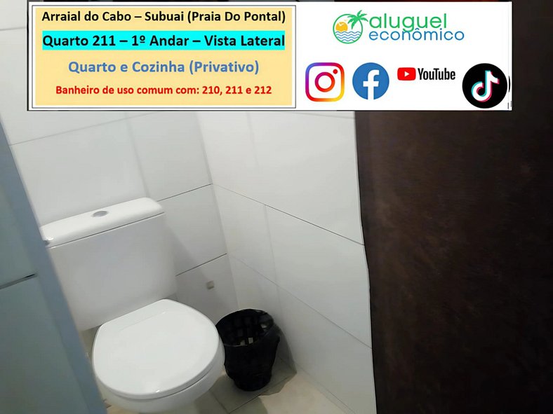 Subuai Village - Room 211 - Arraial do Cabo - Cheap Rent