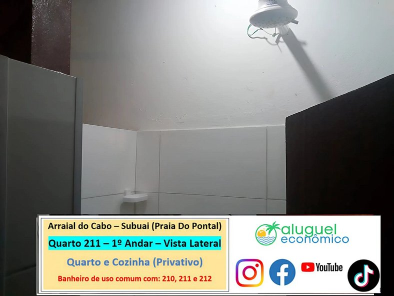 Subuai Village - Room 211 - Arraial do Cabo - Cheap Rent