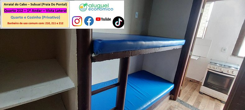 Subuai Village - Room 212 - Arraial do Cabo - Cheap Rent