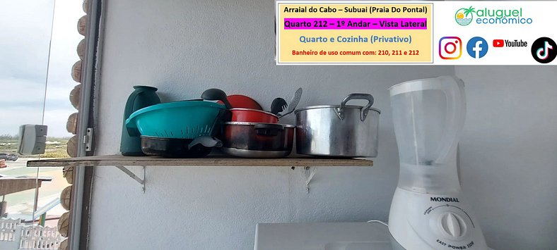 Subuai Village - Room 212 - Arraial do Cabo - Cheap Rent