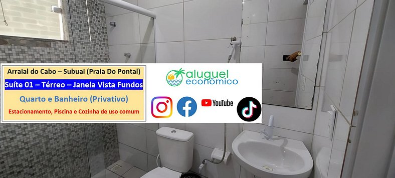 Subuai Village - Suite 01 - Arraial do Cabo - Economic Rent