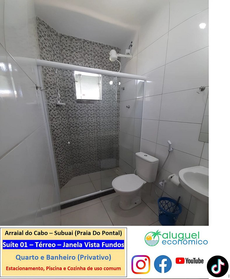 Subuai Village - Suite 01 - Arraial do Cabo - Economic Rent