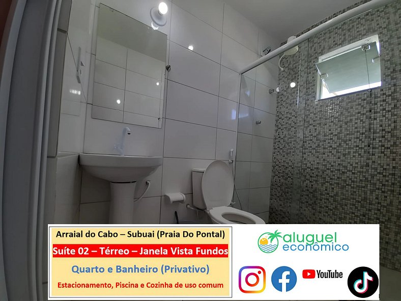 Subuai Village - Suite 02 - Arraial do Cabo - Economic Rent