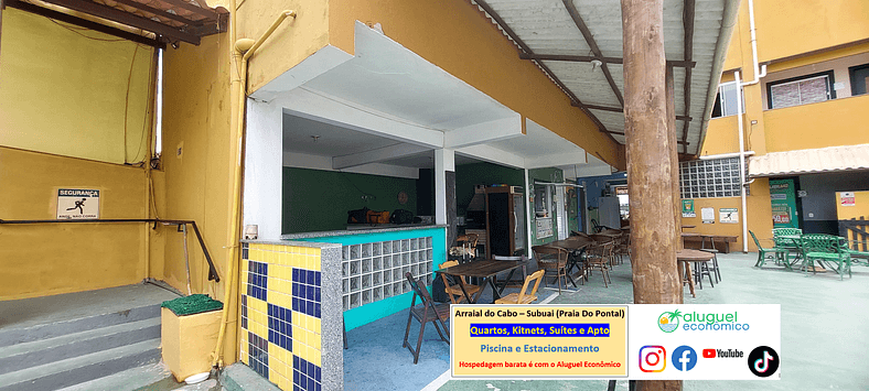 Subuai Village - Suite 04 - Arraial do Cabo - Economic Renta