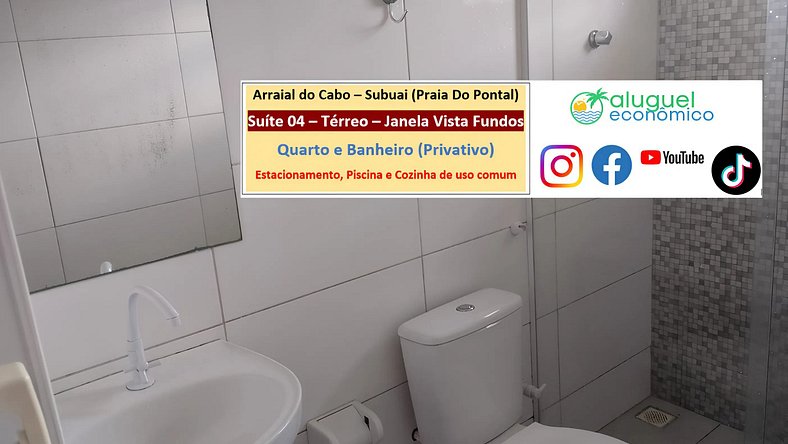 Subuai Village - Suite 04 - Arraial do Cabo - Economic Renta