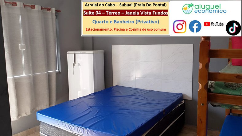 Subuai Village - Suite 04 - Arraial do Cabo - Economic Renta