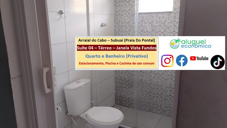 Subuai Village - Suite 04 - Arraial do Cabo - Economic Renta