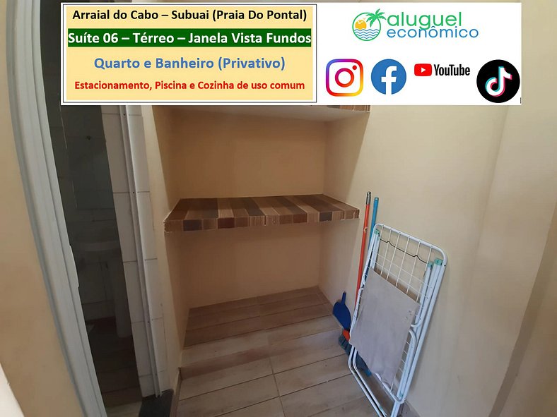 Subuai Village - Suite 06 - Arraial do Cabo - Economic Renta