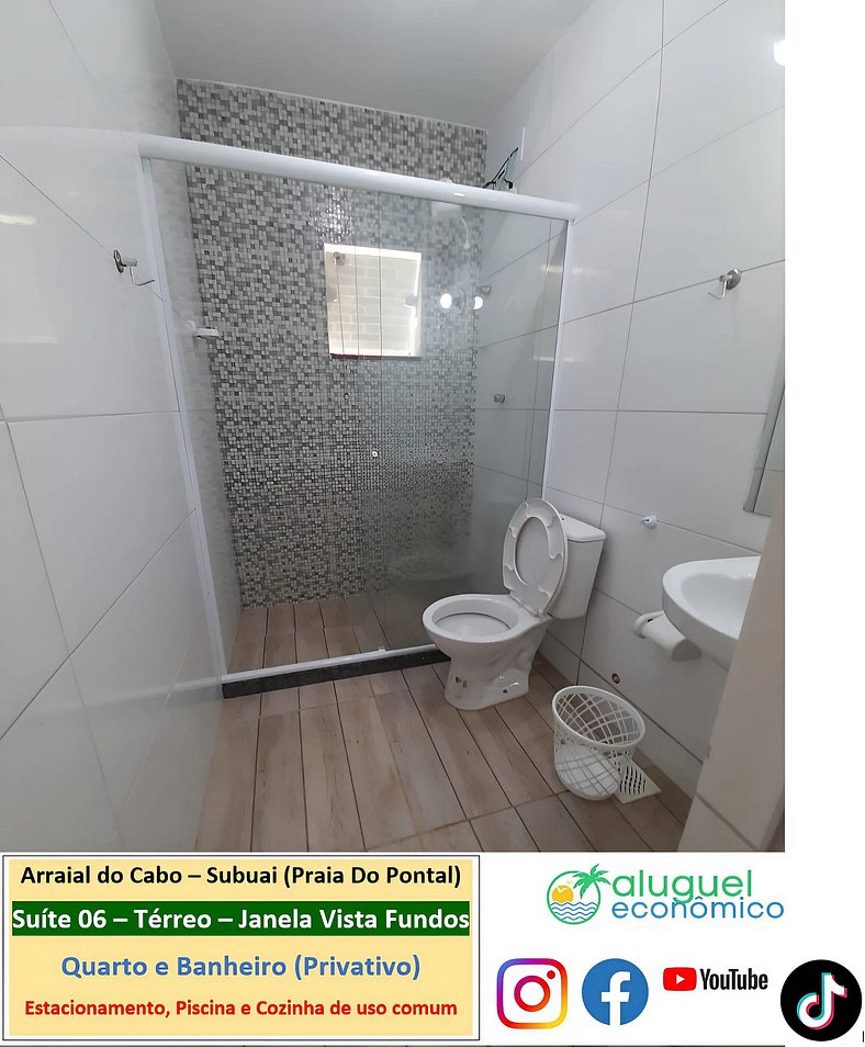 Subuai Village - Suite 06 - Arraial do Cabo - Economic Renta