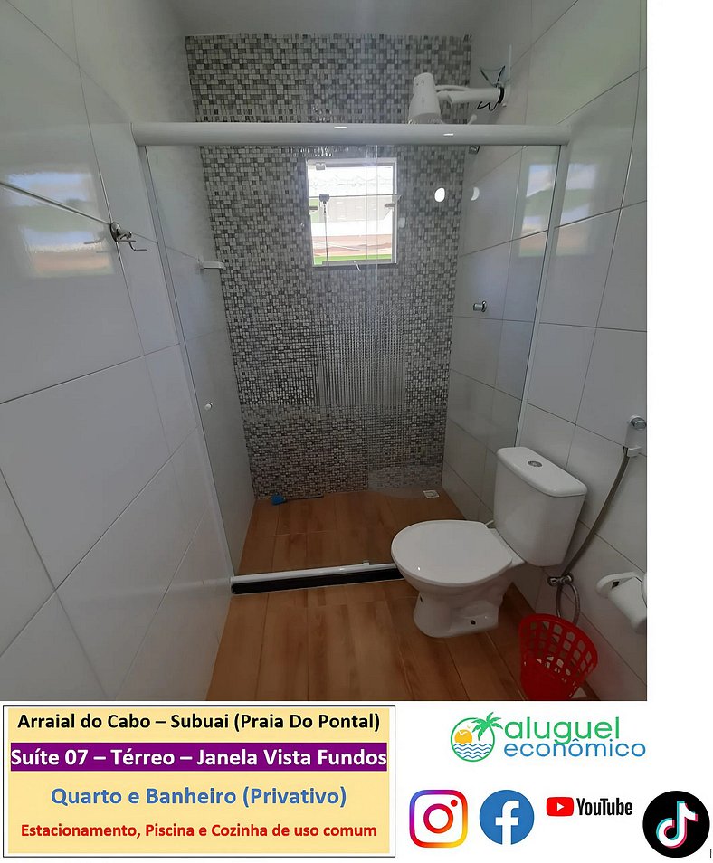 Subuai Village - Suite 07 - Arraial do Cabo - Economic Renta