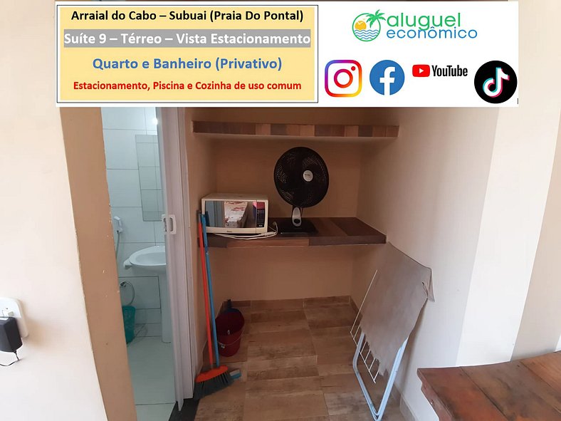 Subuai Village - Suite 09 - Arraial do Cabo - Economic Renta