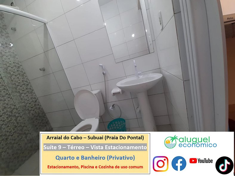 Subuai Village - Suite 09 - Arraial do Cabo - Economic Renta