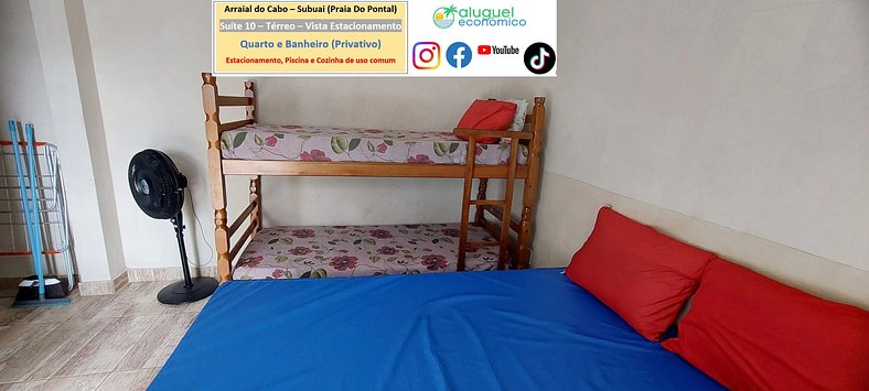 Subuai Village - Suite 10 - Arraial do Cabo - Economic Rent