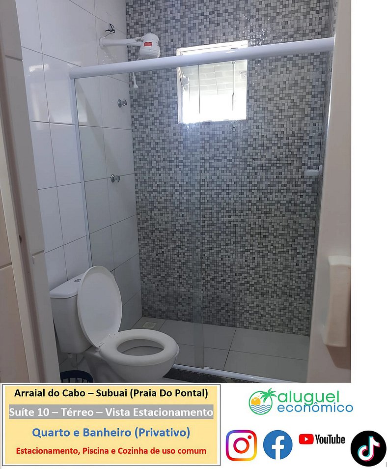 Subuai Village - Suite 10 - Arraial do Cabo - Economic Rent