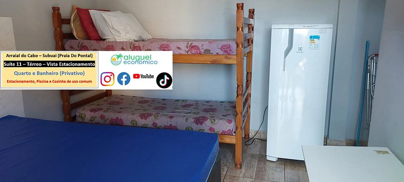 Subuai Village - Suite 11 - Arraial do Cabo - Economic Rent