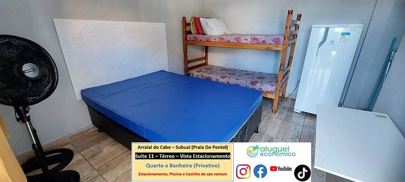 Subuai Village - Suite 11 - Arraial do Cabo - Economic Rent