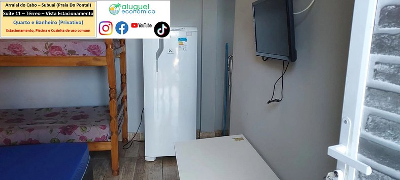 Subuai Village - Suite 11 - Arraial do Cabo - Economic Rent