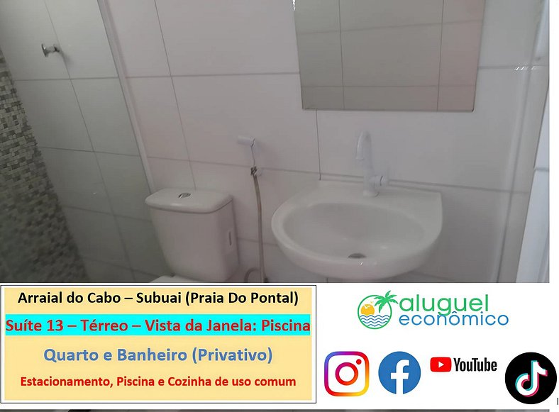 Subuai Village - Suite 13 - Arraial do Cabo - Economic Rent